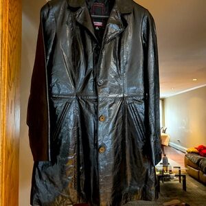 NWOT American Base Vintage Leather Jacket. Women. Size M. Excellent Condition.